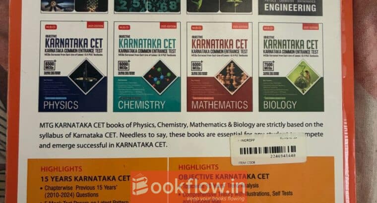 Karnataka kcet chapterwise solutions