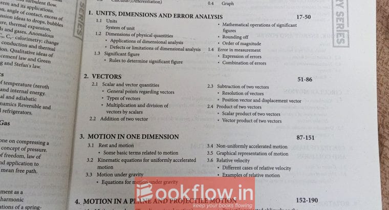 Neet physics Objective DC PANDEY volume 1