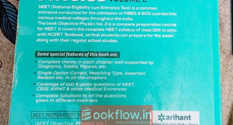 Neet Physics objective DC PANDEY vol2