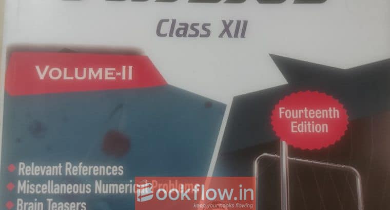 Nootan ISC physics Class XII Part 1 and Part 2