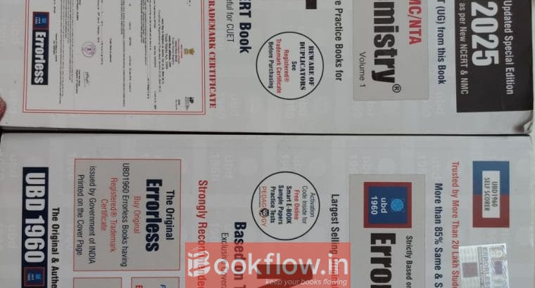 UBD1960 Errorless Chemistry for NEET 2025