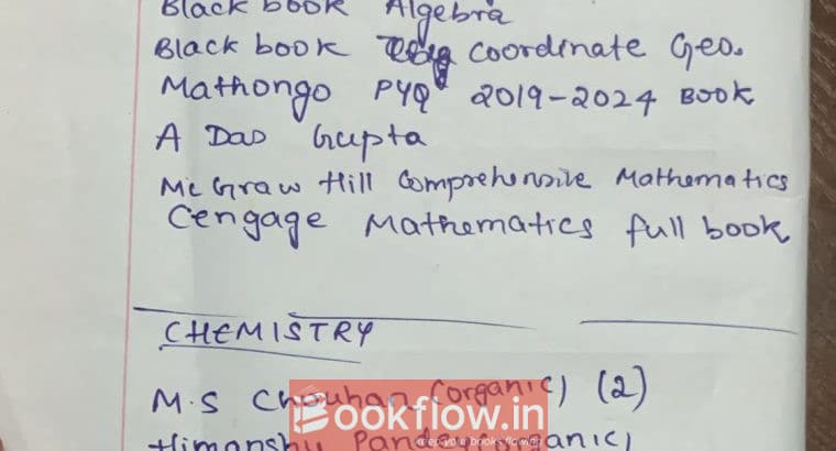 JEE advanced all books