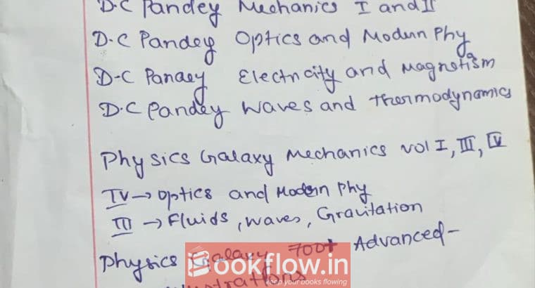 JEE advanced all books