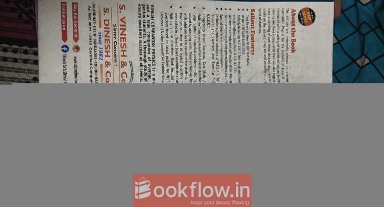 Vinesh companion physics class 11 vol 1