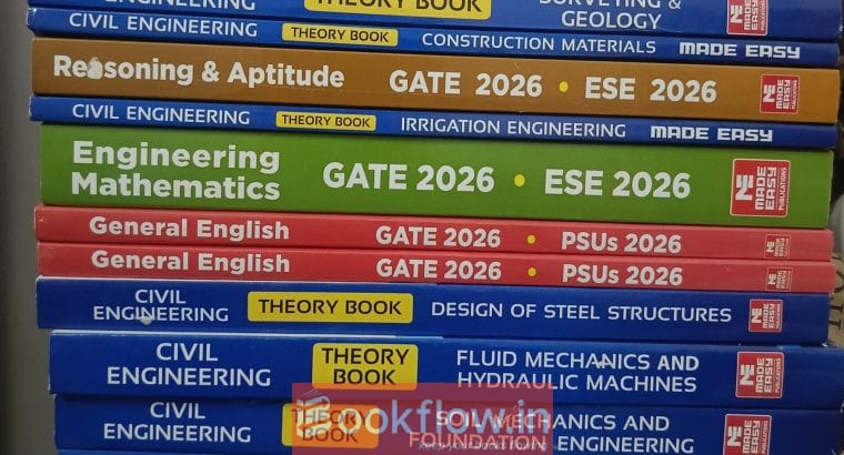 Gate+Ese Civil Engineering 2026 Complete book Set