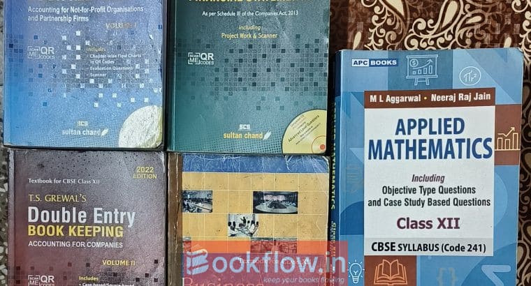 Class 12 books for a commerce student