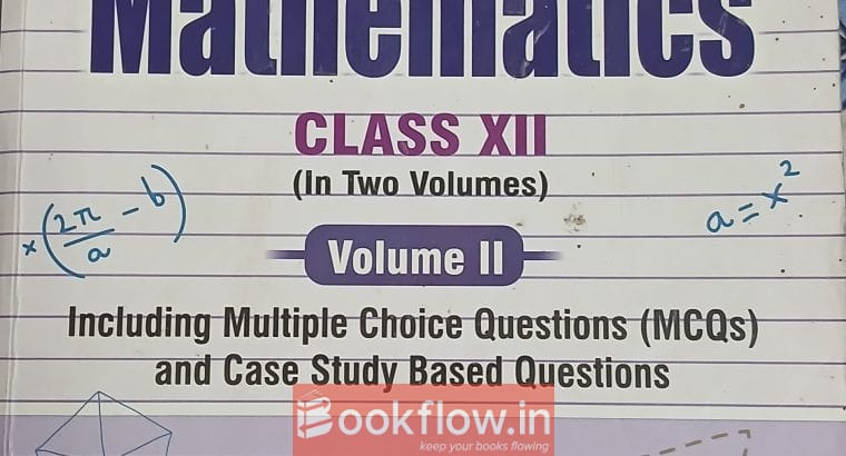 Understanding ISC Mathematics Class XII rya Public