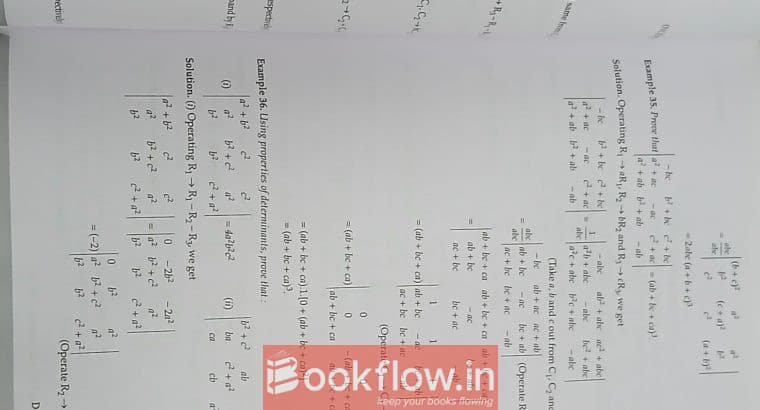 Understanding ISC Mathematics Class XII rya Public