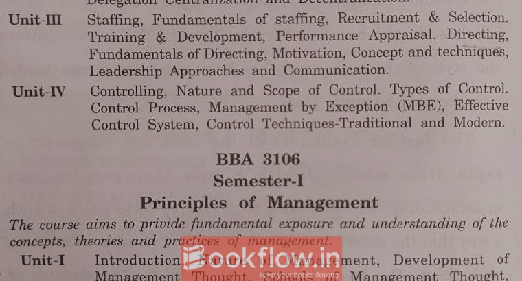 Essential of Management
