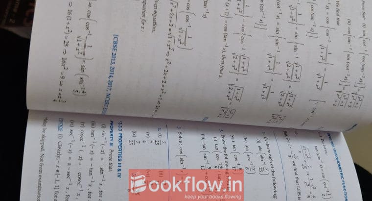 Rd Sharma maths class 12 vol 1 and 2