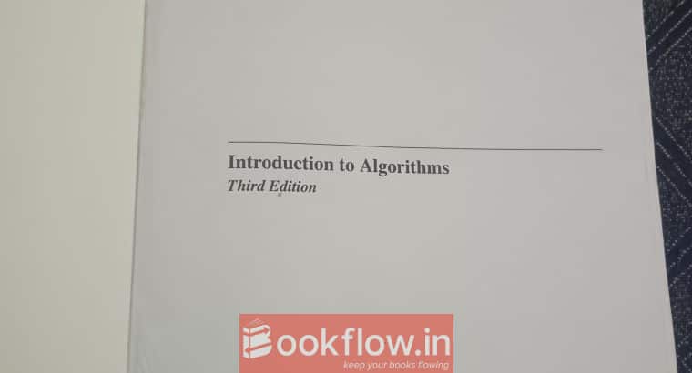 Introduction To Algorithms Thomas H. Cormen