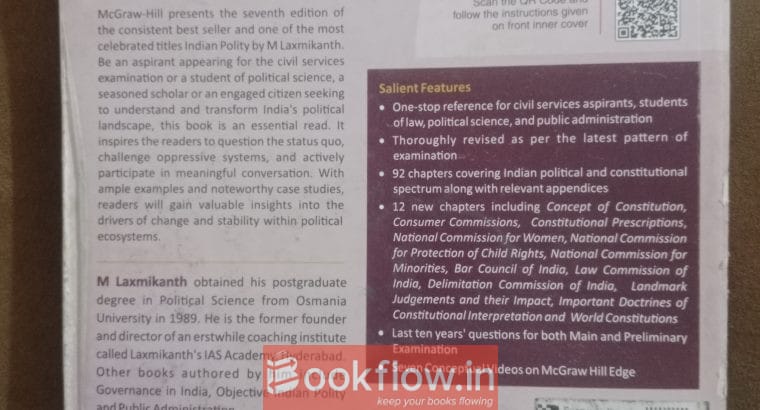 Indian polity 7th edition m laxmikanth