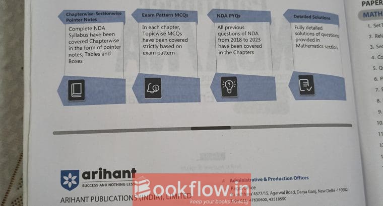 Arihant Pathfinder NDA/NA 2024 edition
