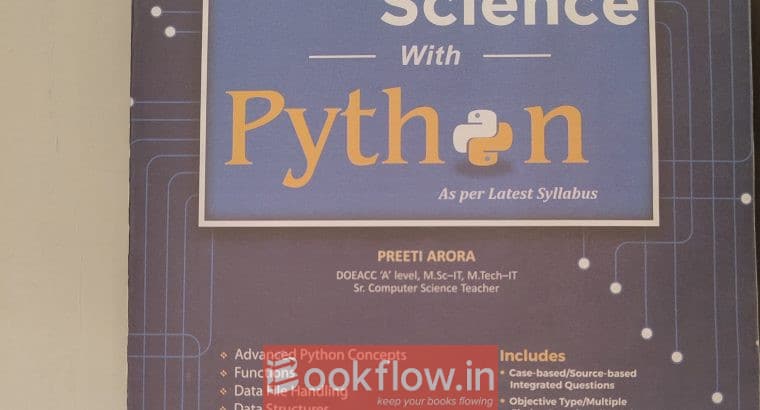 computer science with python class 12 preeti arora