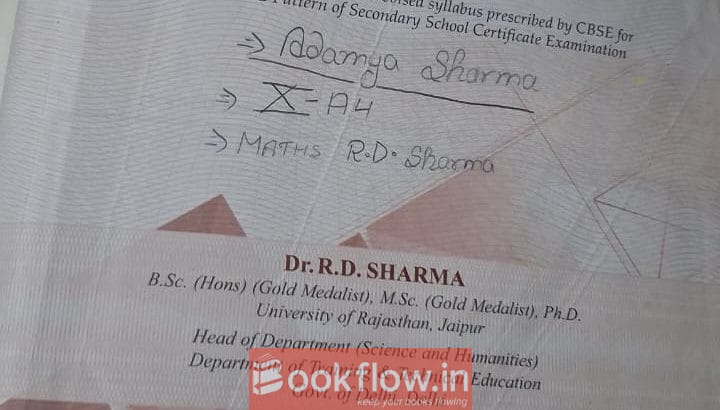 R.D. sharma mathematics class X