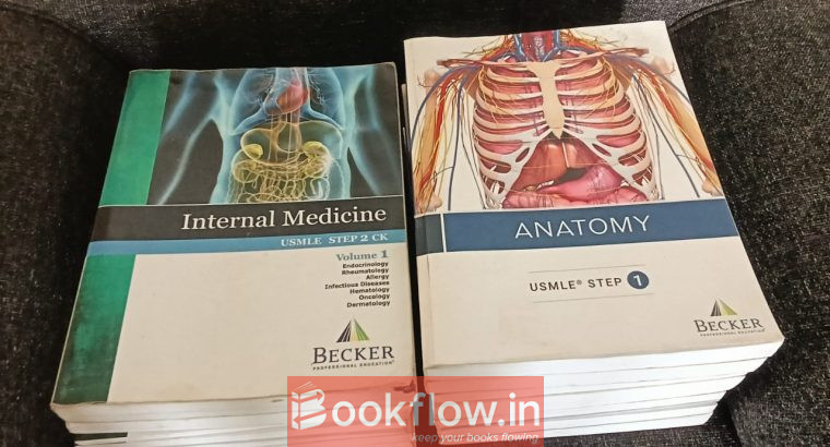 Becker USMLE Step 1 & 2 Prep Material (16 volumes)