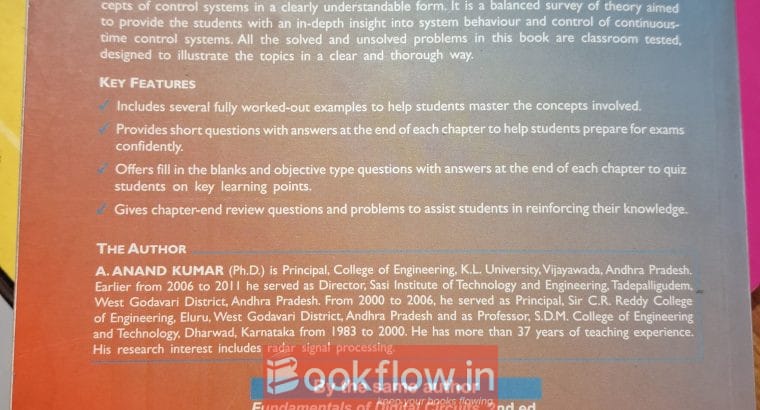 Control System; A. Anand Kumar
