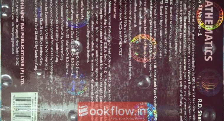 Math XII (Vol I & II with MCQs) + Physics