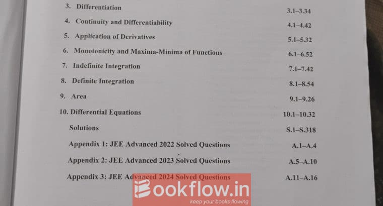 Cengage calculus for jee advanced 3rd edition