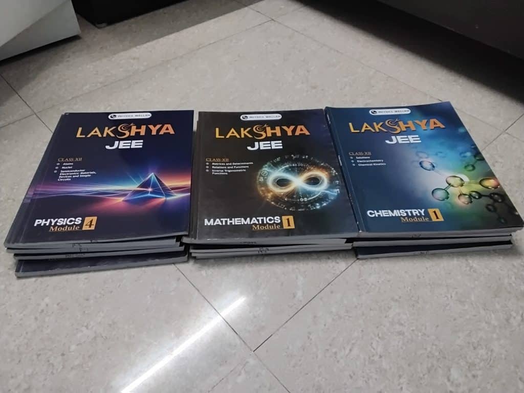 PW Class 12th LAKSHYA JEE modules photo 2