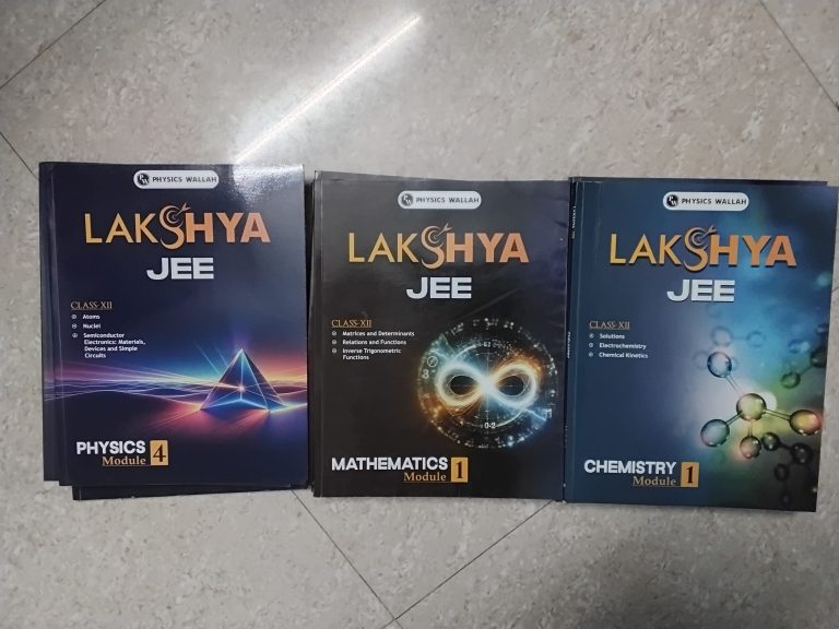 PW Class 12th LAKSHYA JEE modules