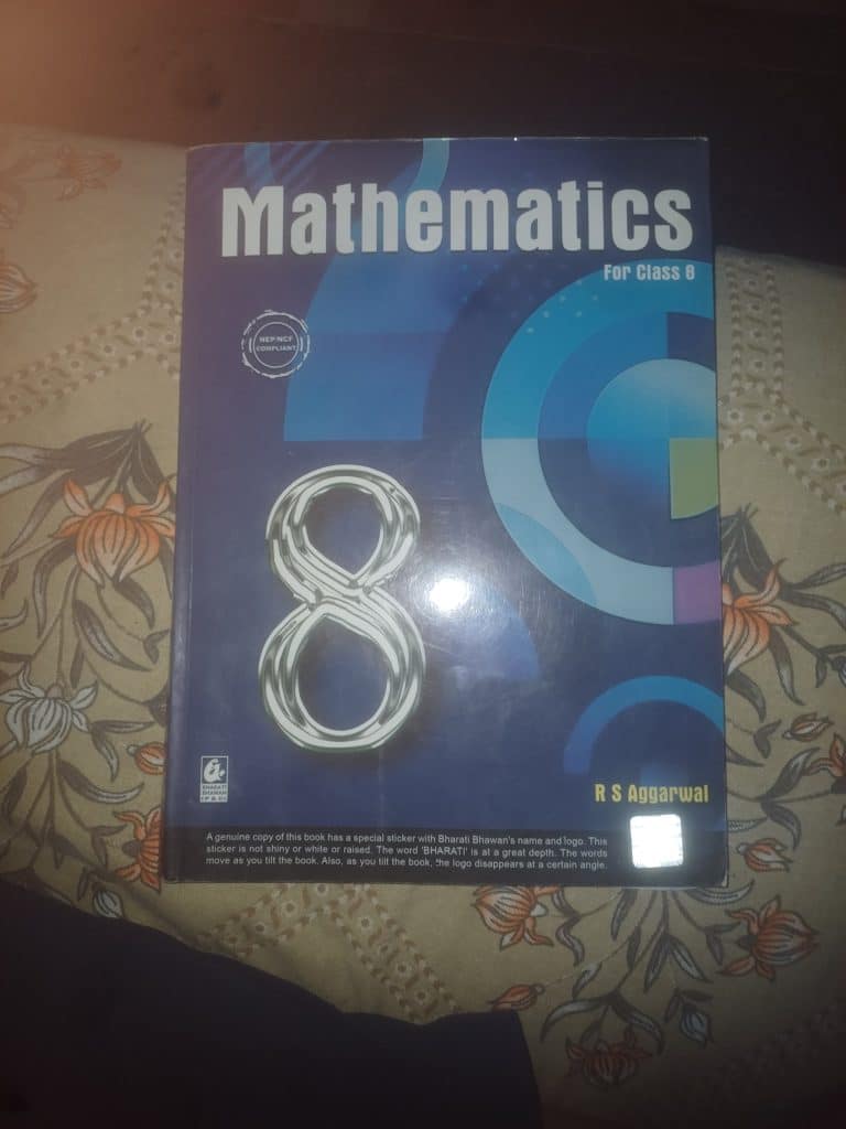 Class 8th mathematics book