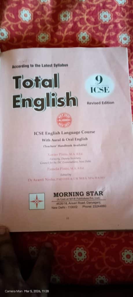 ICSE Total English class 9