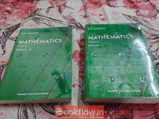 RD SHARMA MATHEMATICS CLASS 11 VOLUME 1 AND 2