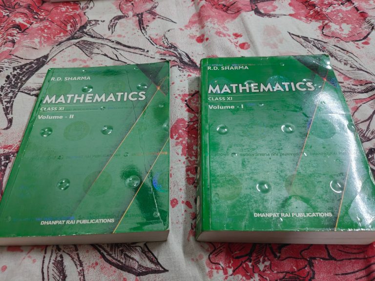 RD Sharma Mathematics Class 11 Volume 1 and 2