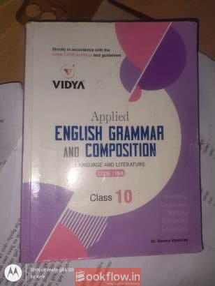 VIDYA applied ENGLISH GRAMMAR AND COMPOSITION 10