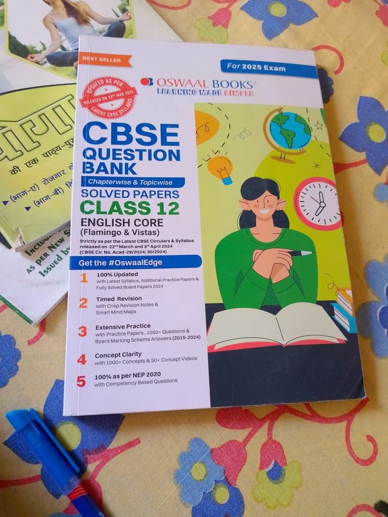CBSE question bank class 12 english