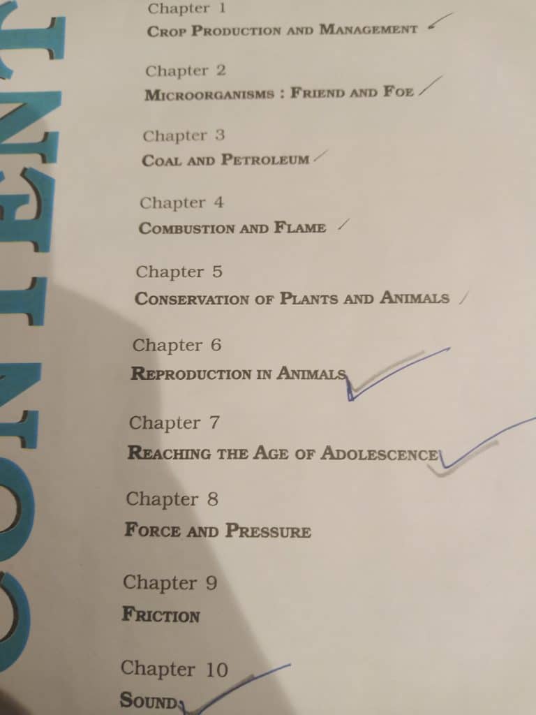It is a science book of class 8 (NCERT)