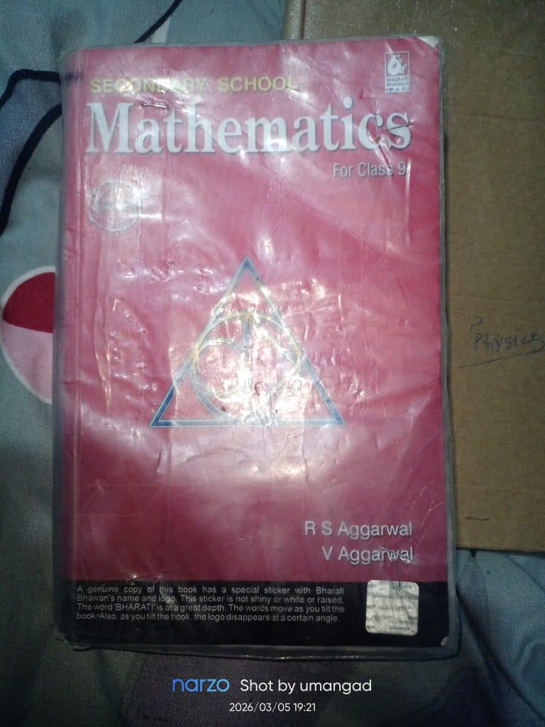 Maths for class 9th