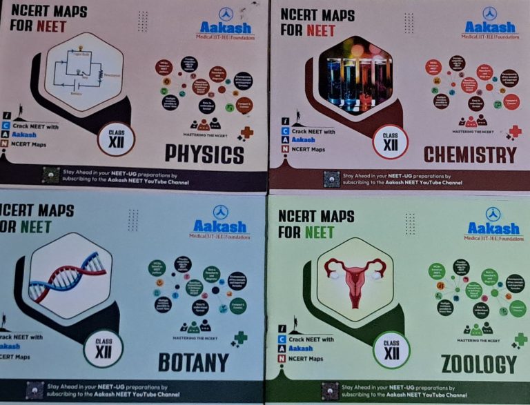 Aakash NEET Mind Maps Pcbz for NEET [Pack of 4]