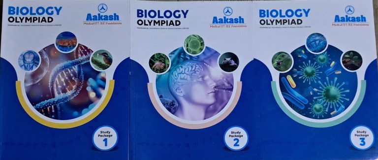 Biology Aakash Modules for NEET and Nseb [3 Books]