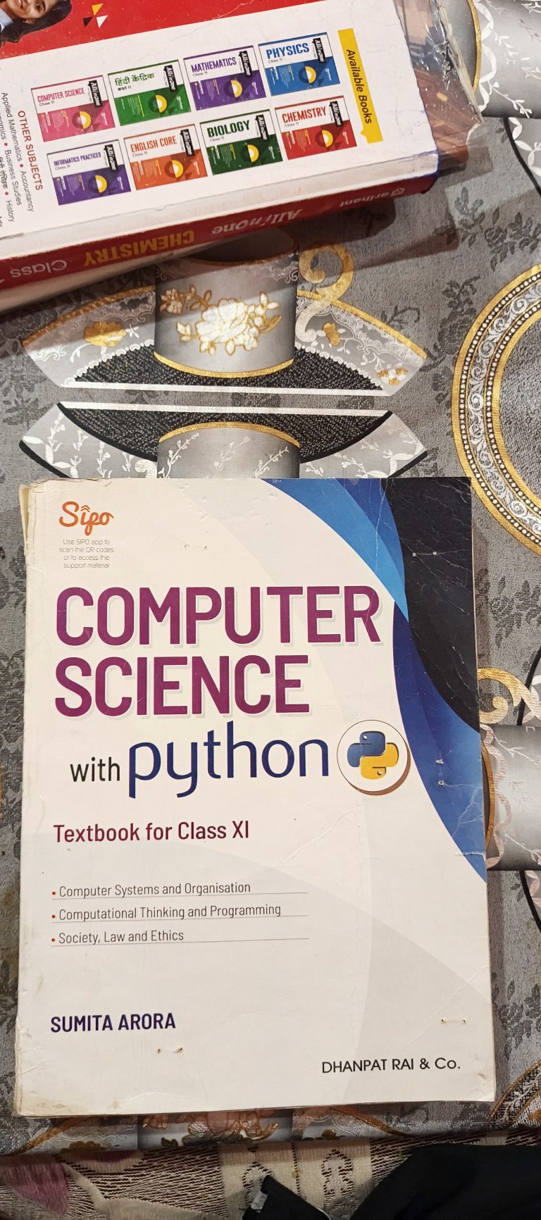 Computer science with python Sumita Arora Class 11