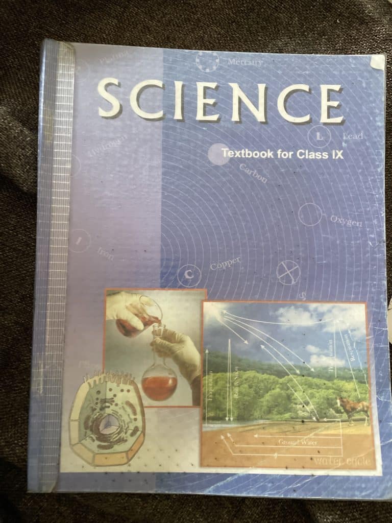 Class 9 science textbook