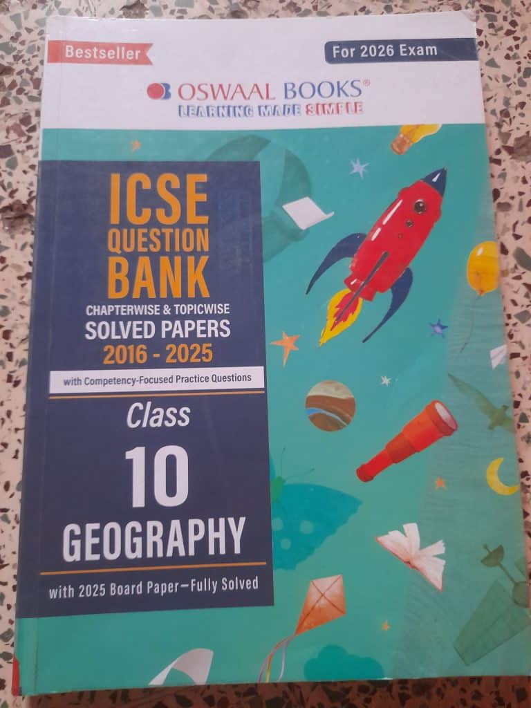 ICSE question Bank Class 10th geography
