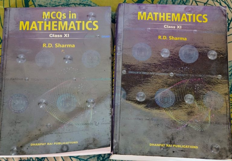 Class 11 RD Sharma MCQ’s in Mathematics( 2 Books )