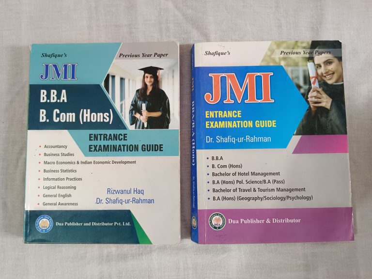 JAMIA entrance exam books