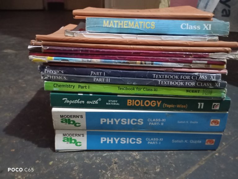 Class 11 all science textbooks