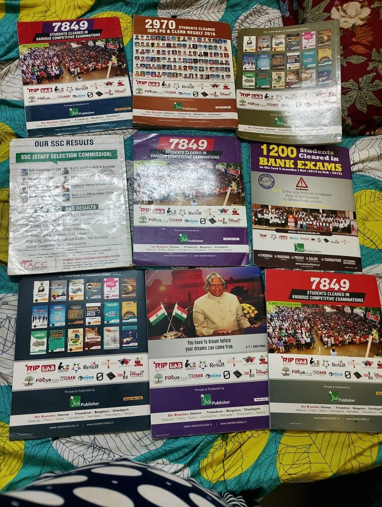 Competitive examinations books set of 9 photo 3