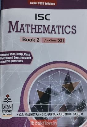 ISC Mathematics Book 2