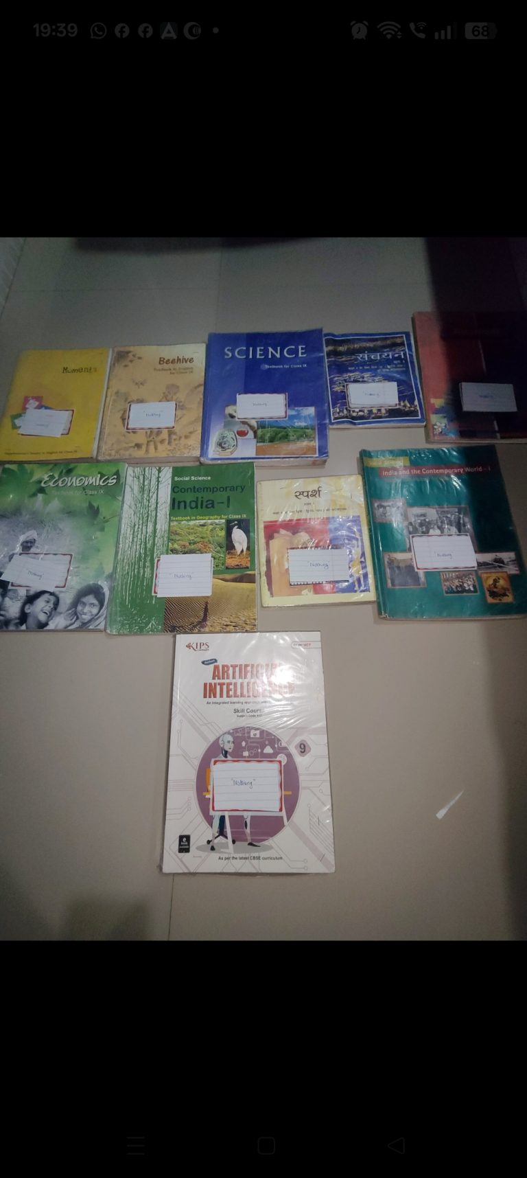Class 9th books full set