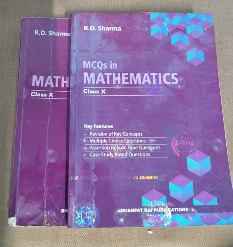 Rd Sharma help book and MCQ book