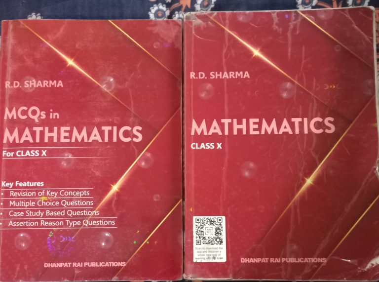 RD Sharma Mathematics class X
