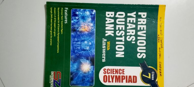Class 7 silver zone olympiad 10 previous year pape