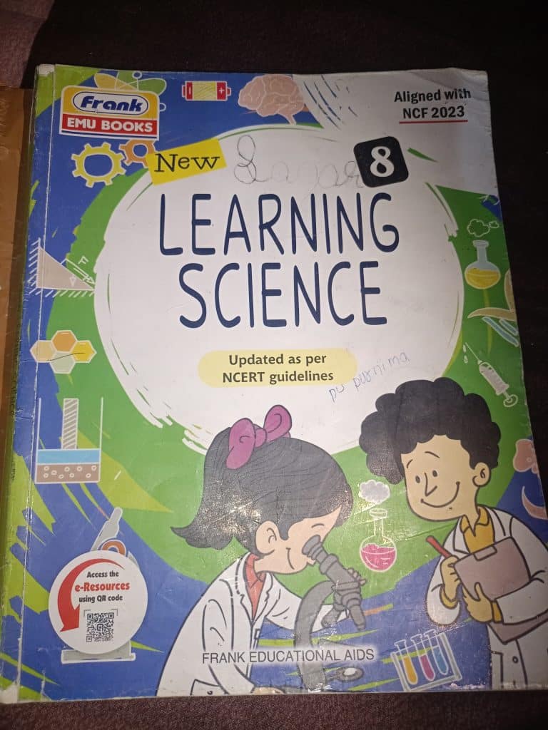 Science book of class 8 NCERT based