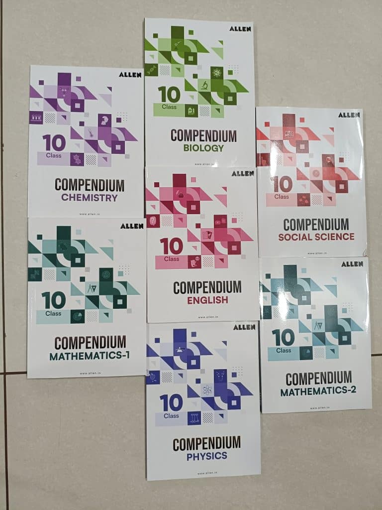 Class 10 compendium for boards prep (set of 7)