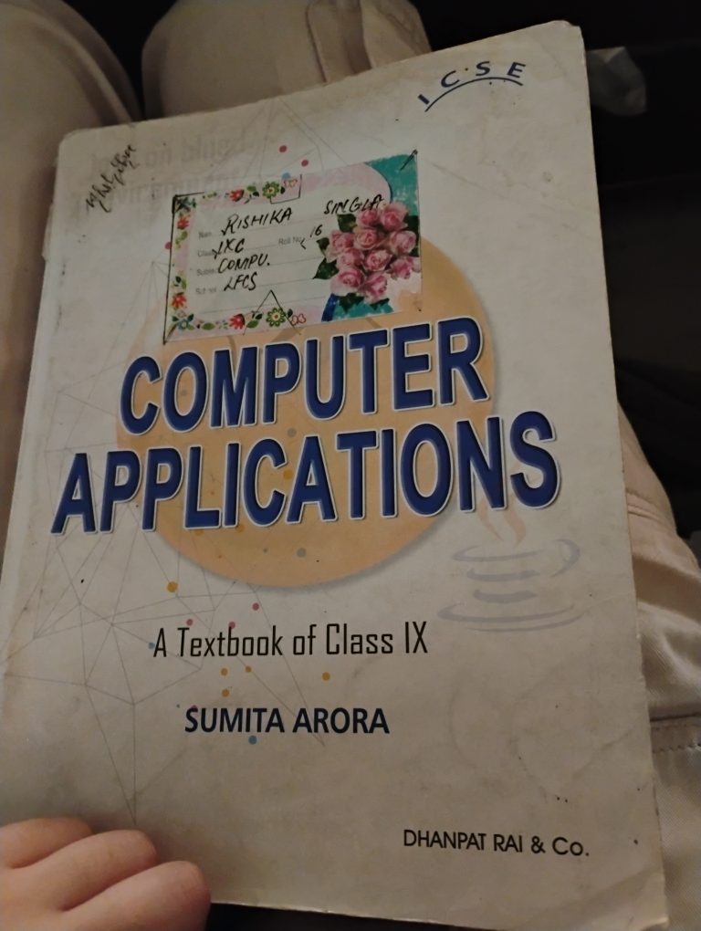 Computer Applications-Class 9 ICSE-Sumita Arora